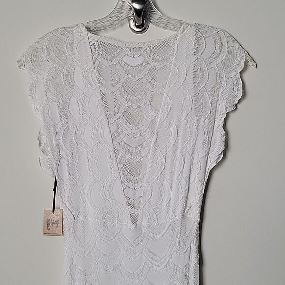 NWT White NightCap Clothing Victorian Lace Caletto Maxi Dress XS S Coquette Boho - Picture 4 of 15